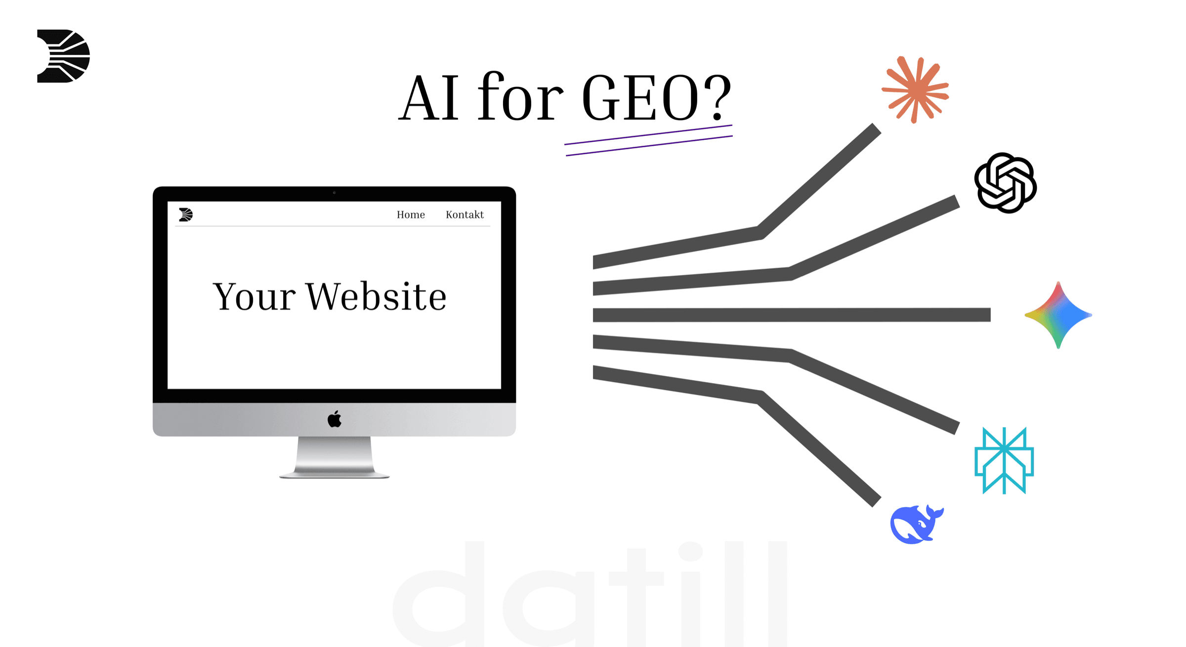 Sichtbarkeit in AI-Suchmaschinen wie ChatGPT, Claude und Google AI